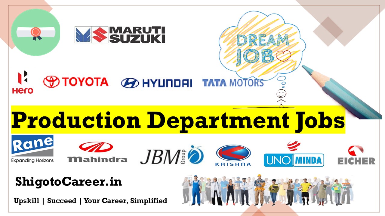 Production Department Jobs